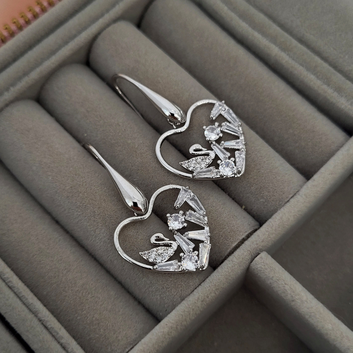 Cercei - Lovely Swan - silver [3]