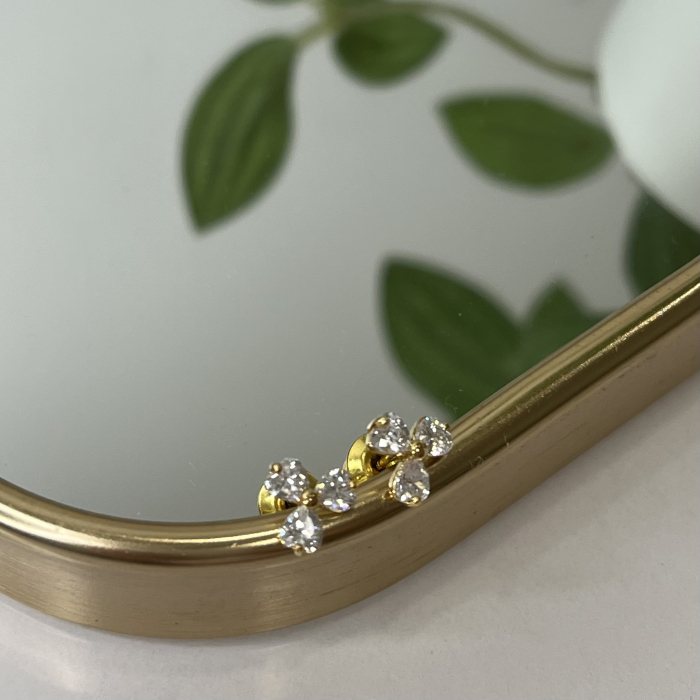 Cercei - Mia Earrings - gold [2]