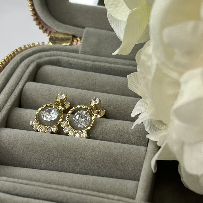 Cercei - Olivia Earrings - gold [2]