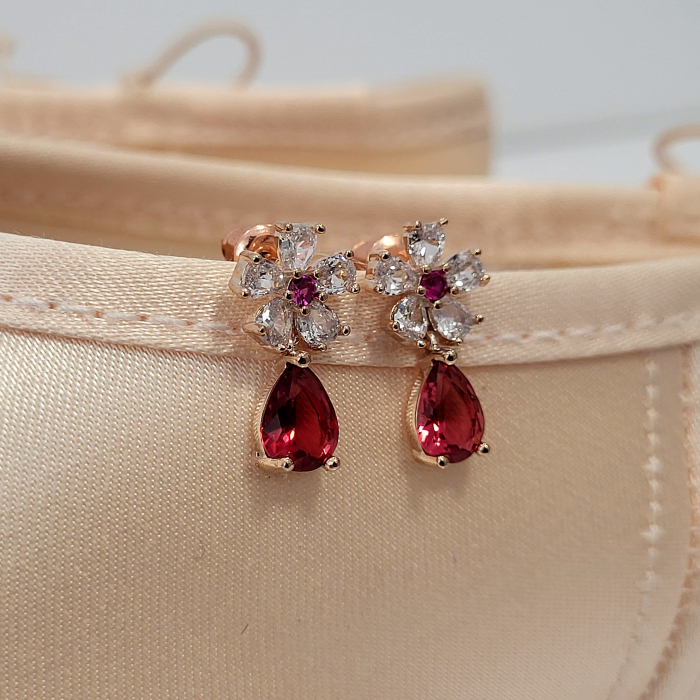 Cercei - Rosalia Earrings - Pink [4]