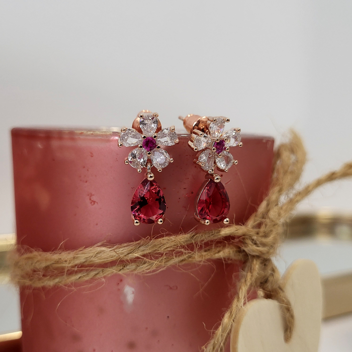 Cercei - Rosalia Earrings - Pink [5]