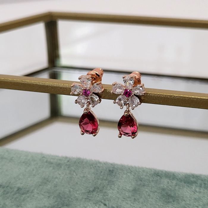 Cercei - Rosalia Earrings - Pink [2]