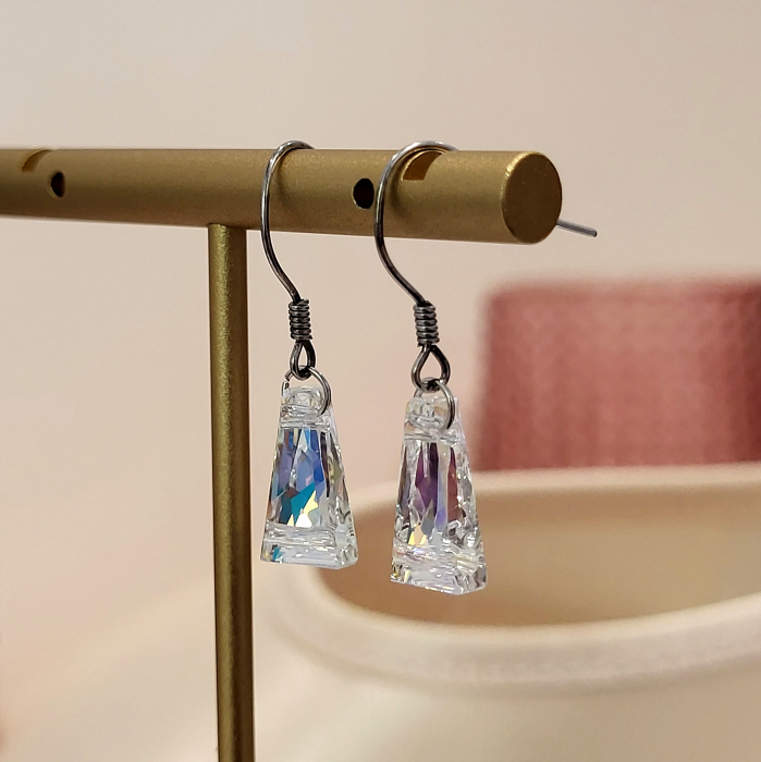 Cercei din Argint - Siam Long Swarovski [3]