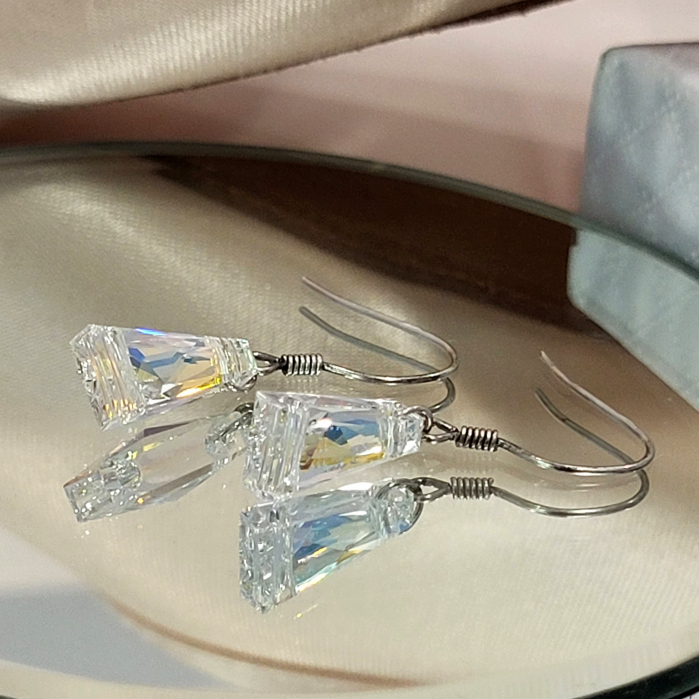 Cercei din Argint - Siam Long Swarovski [4]