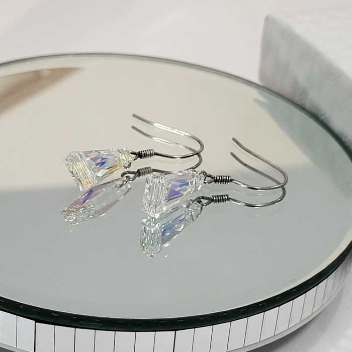 Cercei din Argint - Siam Long Swarovski [5]