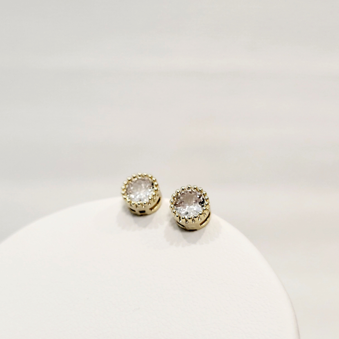 Cercei tip Swarovski - gold [5]
