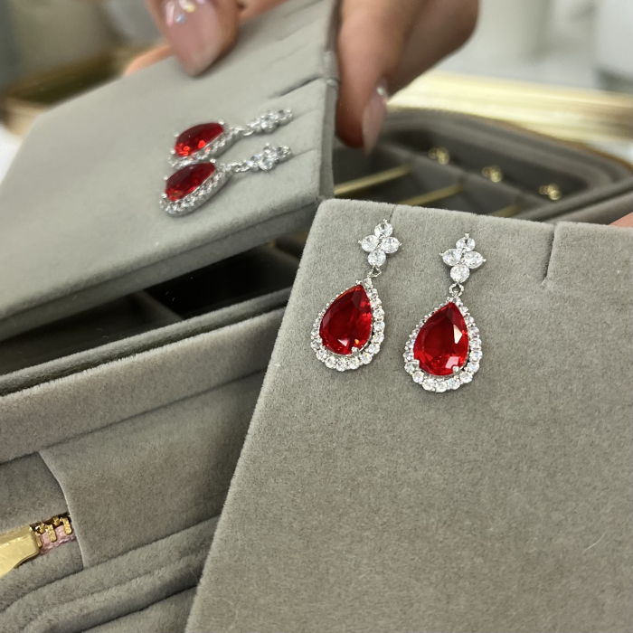 Cercei - Variation Earrings - Bright Red [2]