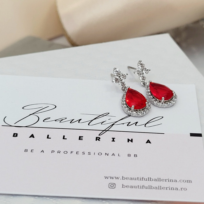 Cercei - Variation Earrings - Bright Red [7]