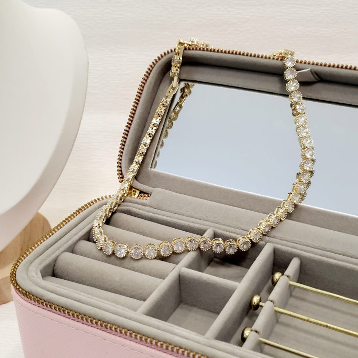 Colier tip Swarovski - gold [6]