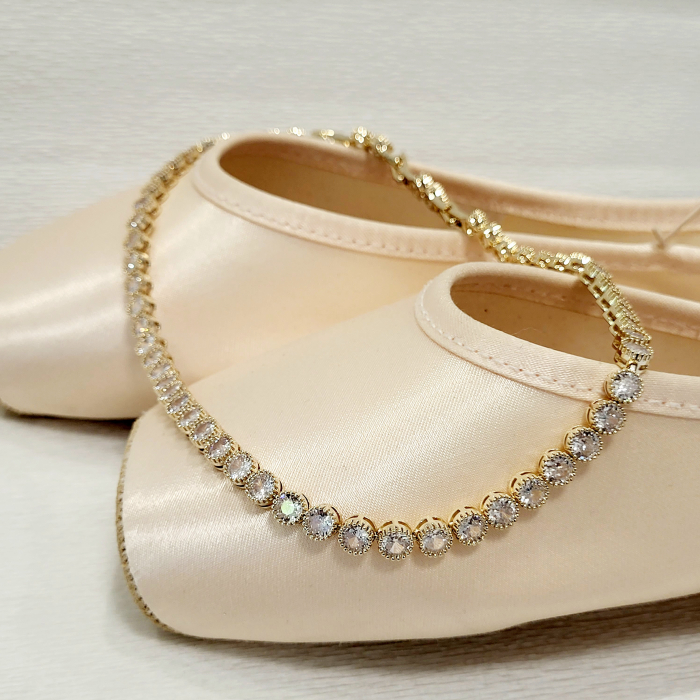 Colier tip Swarovski - gold [4]