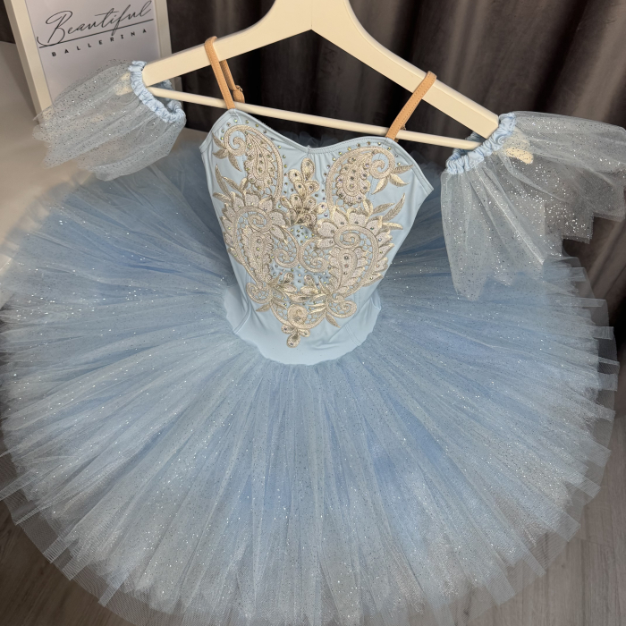 Costum de scenă - tutu de balet pentru copii - bleu - Queen of Dryads [7]