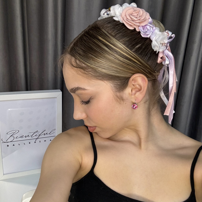 Flowers Pro Headpiece - pink, white, purple [5]