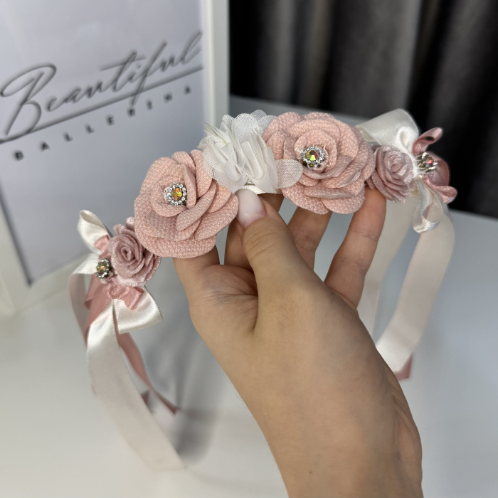 Flowers Pro Headpiece - pink & white [3]