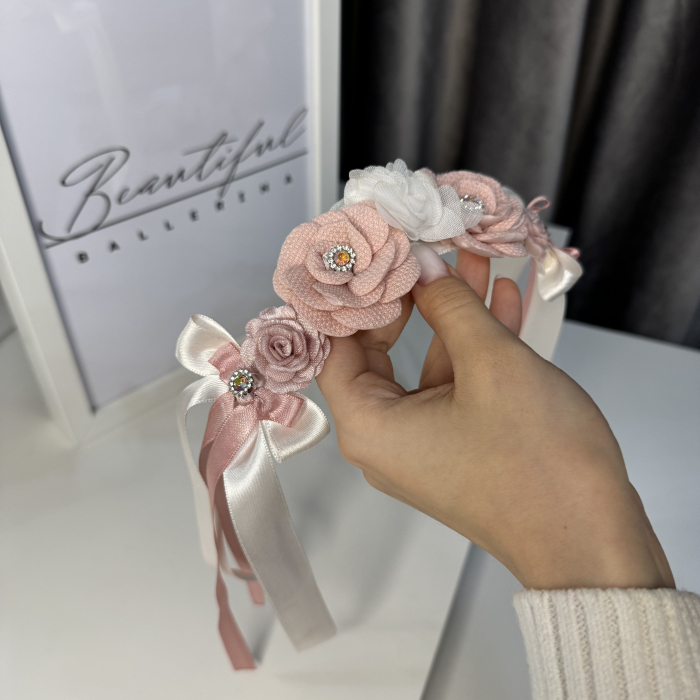 Flowers Pro Headpiece - pink & white [4]