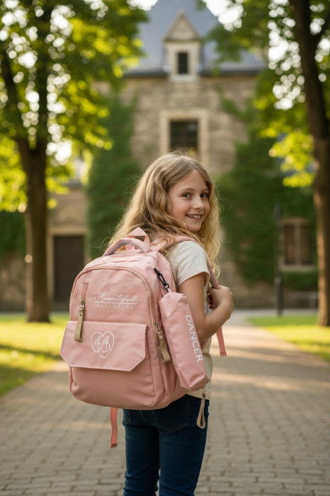 Ghiozdan - Everyday Set - School + Dance - roz [7]