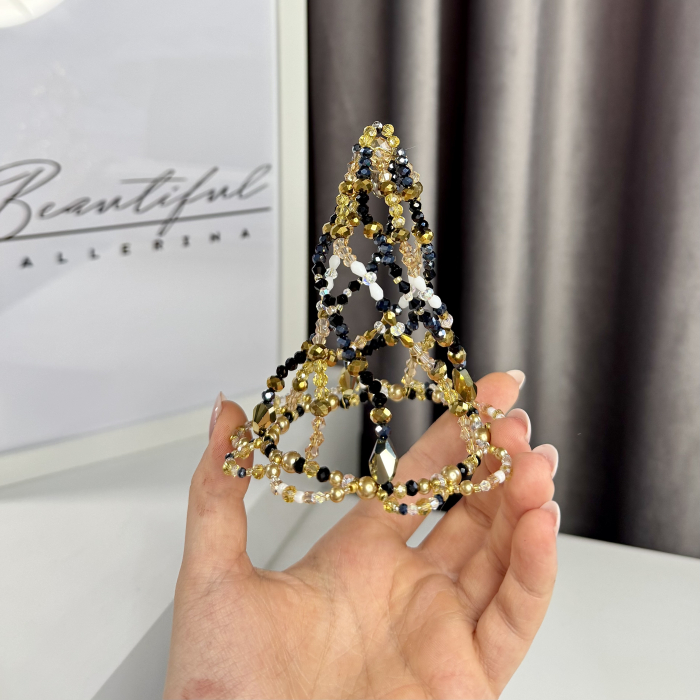 Harlequinade Pro Headpiece - black & gold [2]