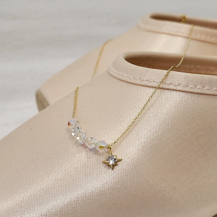 Lantisor - Light - cu cristale Swarovski - gold [8]