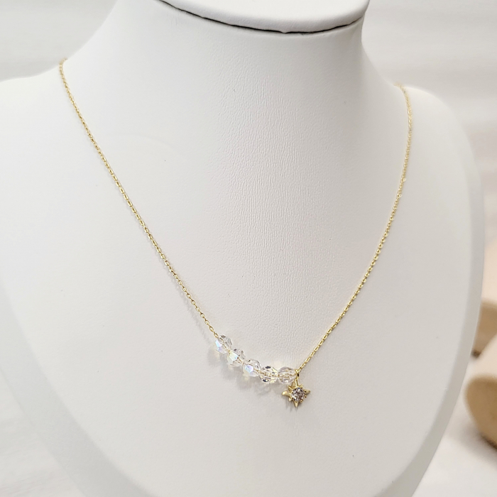 Lantisor - Light - cu cristale Swarovski - gold [2]