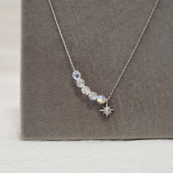 Lantisor - Light - cu cristale Swarovski - silver [9]