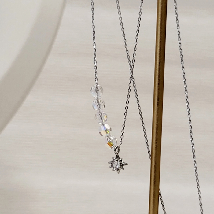 Lantisor - Light - cu cristale Swarovski - silver [6]