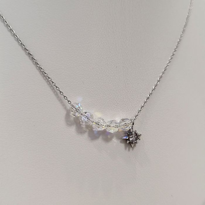 Lantisor - Light - cu cristale Swarovski - silver [10]