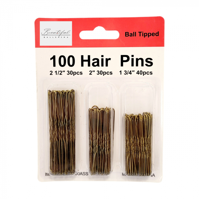 Set 100 ace pentru coc de balerine, diferite marimi [1]