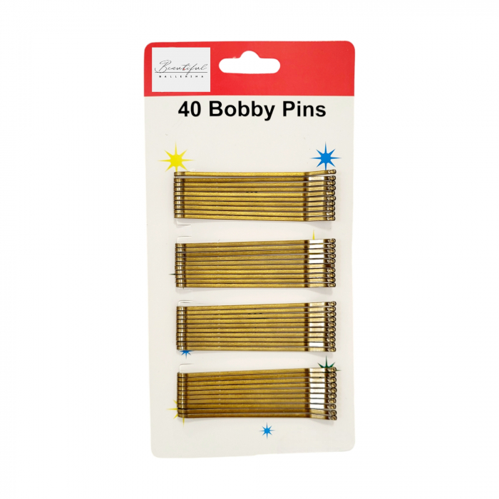Set 40 agrafe pentru coc de balet - Bobby Pins [1]