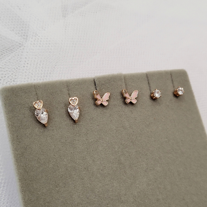 Set Cercei - Butterfly Love - 3 perechi. [6]