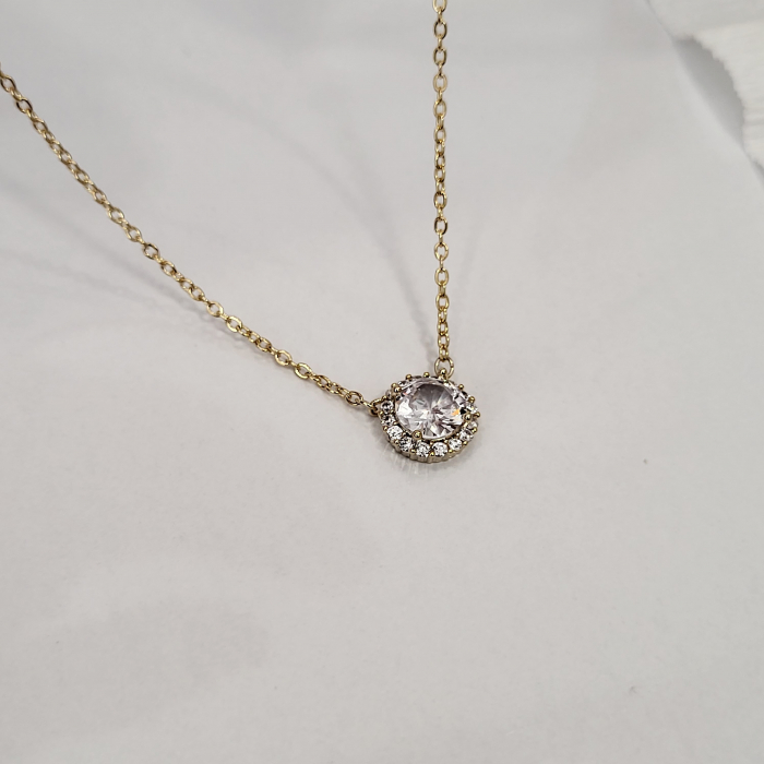 Set Diamond - gold - lantisor + cercei [10]