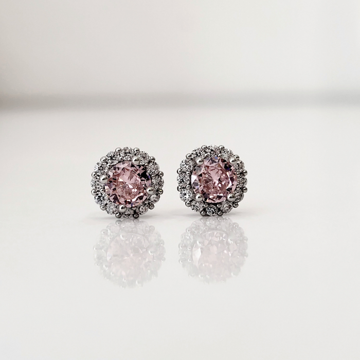 Set Diamond - pink & silver - lantisor + cercei [3]