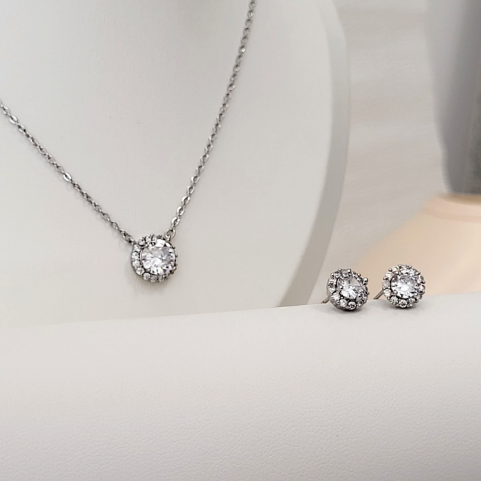 Set Diamond - silver - lantisor + cercei [4]