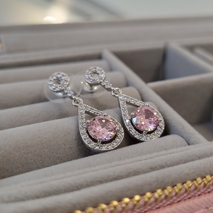 Special - Variation Earrings - Pink/Silver [2]