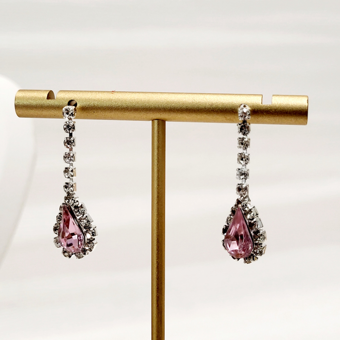 Stage Set - Pink & Silver - colier si cercei pentru scena [4]