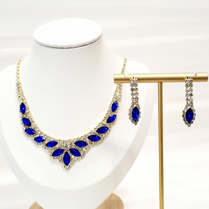 Stage Set - Royal Blue - colier si cercei pentru scena [1]
