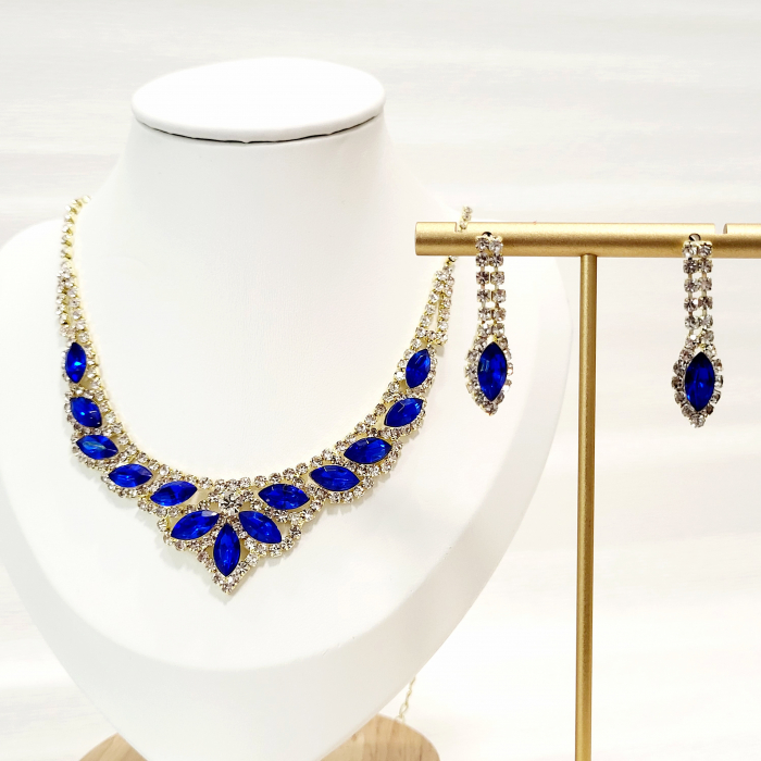 Stage Set - Royal Blue - colier si cercei pentru scena [2]