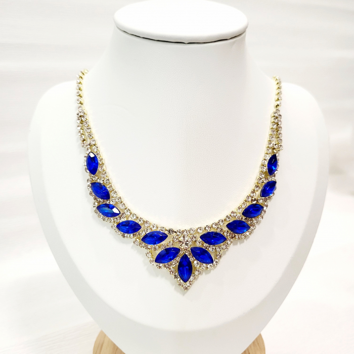 Stage Set - Royal Blue - colier si cercei pentru scena [3]