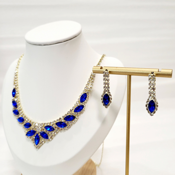 Stage Set - Royal Blue - colier si cercei pentru scena [6]
