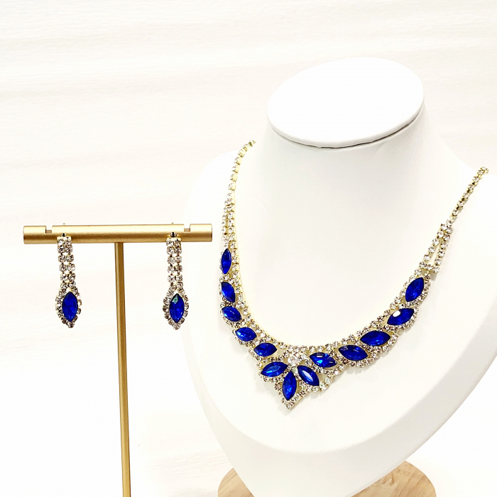 Stage Set - Royal Blue - colier si cercei pentru scena [5]