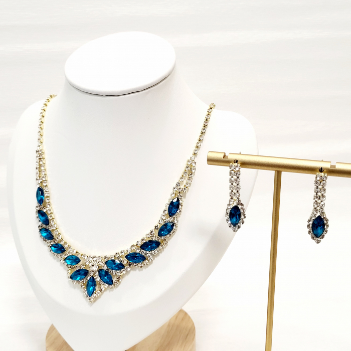 Stage Set - Turquoise - colier si cercei pentru scena [1]