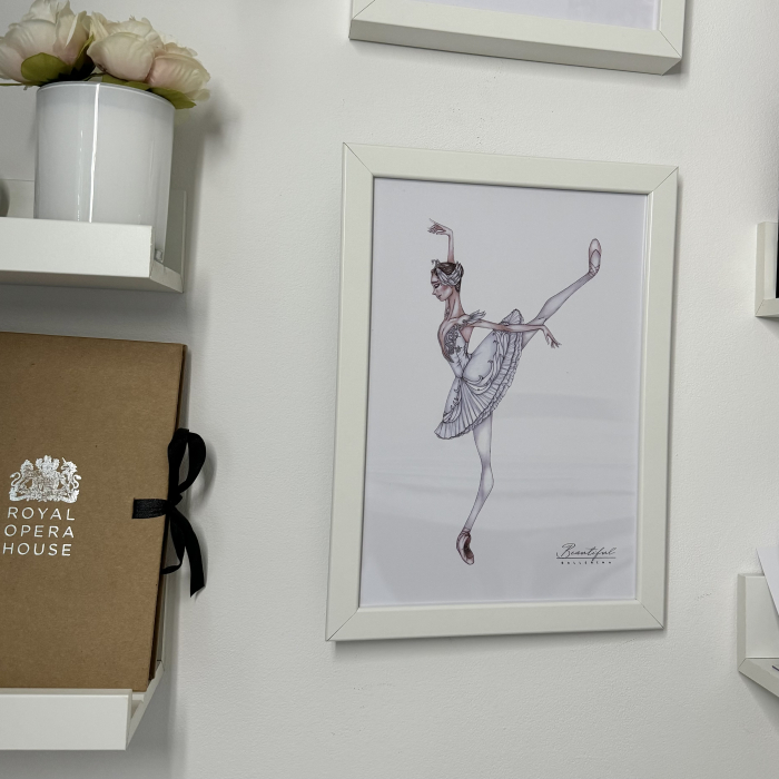 Tablou - Balerina Lebada - Odette - Swan Lake, A4 [2]