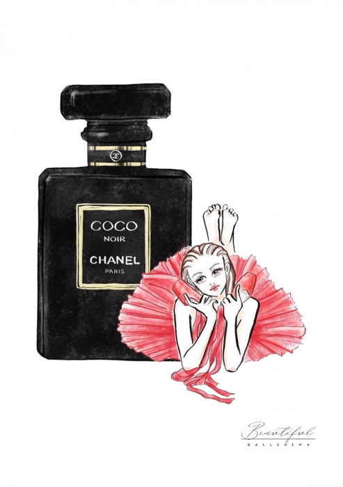 Tablou - Balerina - Parfum Chanel A4 [6]