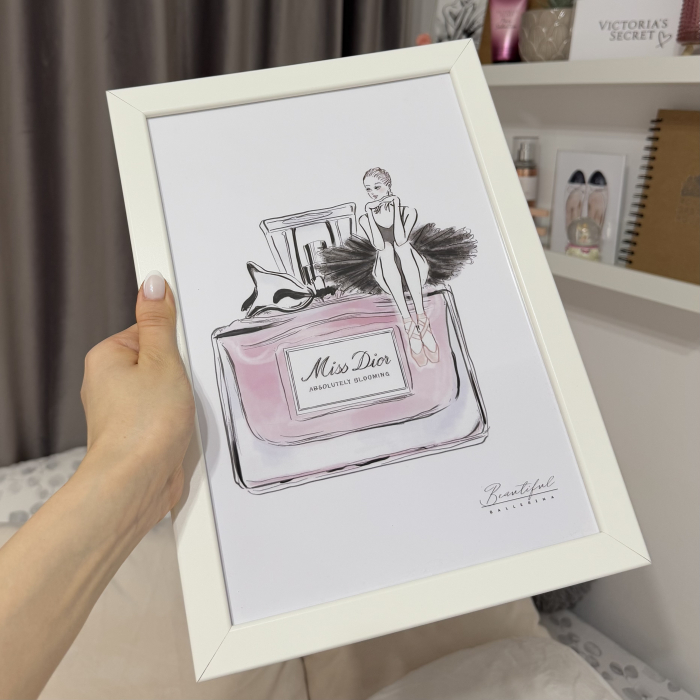 Tablou  Balerina - Parfum Miss Dior A4 [7]