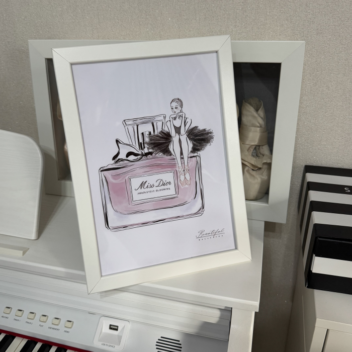 Tablou  Balerina - Parfum Miss Dior A4 [6]