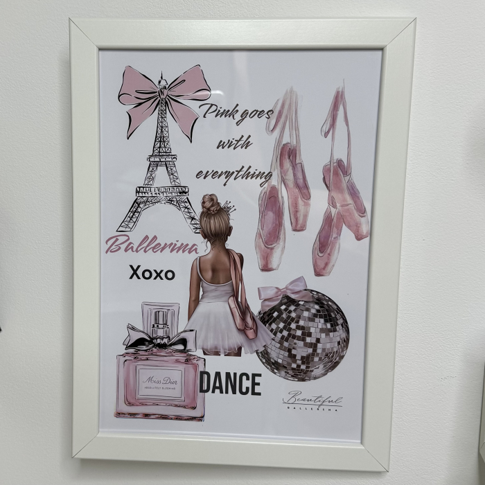 Tablou - Ballerina Aesthetic A4 [4]