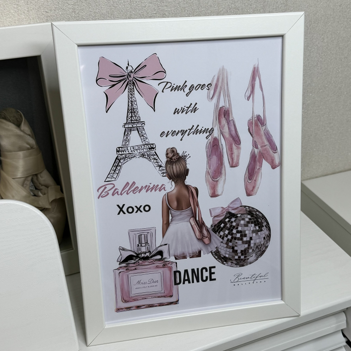 Tablou - Ballerina Aesthetic A4 [3]