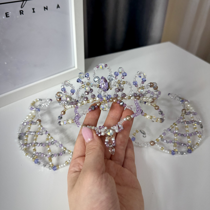 Tiara + 2 accesorii - lila - Raymonda [3]