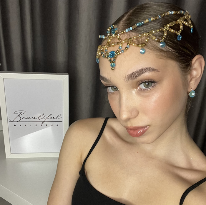 Tiara gold and turquoise - Le Corsaire [7]