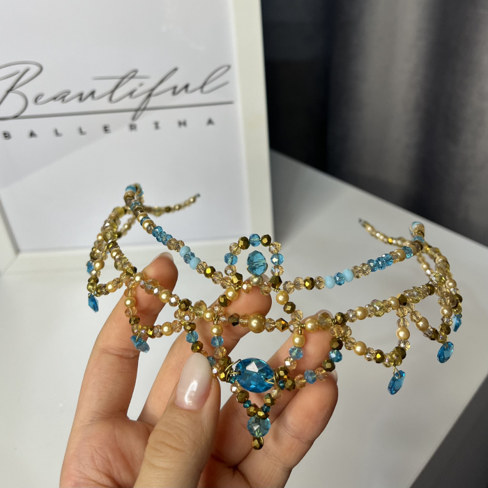 Tiara gold and turquoise - Le Corsaire [2]