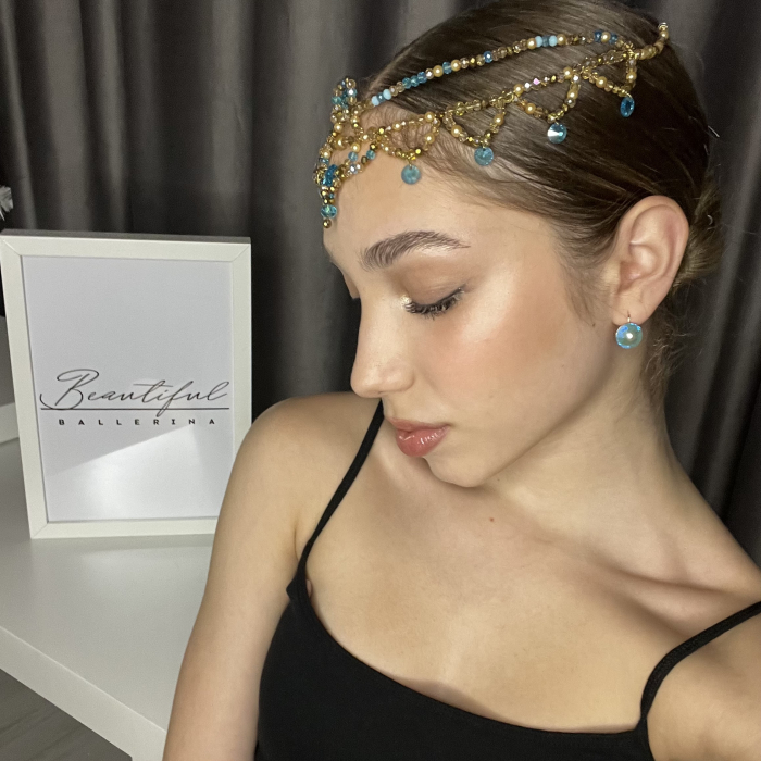 Tiara gold and turquoise - Le Corsaire [3]