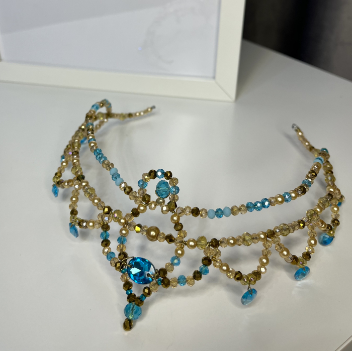 Tiara gold and turquoise - Le Corsaire [6]